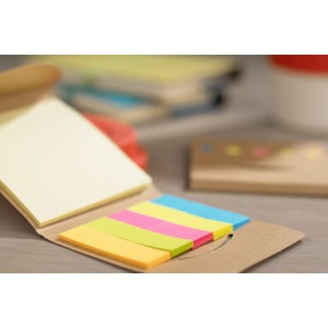 Mémos autocollants MIA beige personnalisés tampographie | Apothiclick