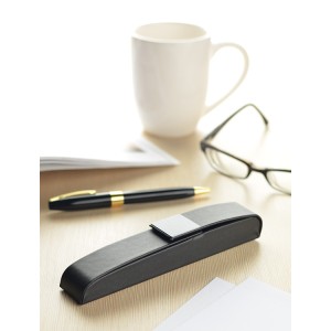 Étui stylo E16 noir personnalisable gravure | Apothiclick