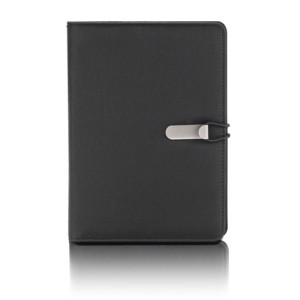 Conférencier A5 HOOK noir personnalisable gravure | Apothiclick