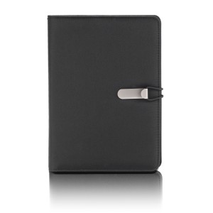 Conférencier A5 HOOK noir personnalisable gravure | Apothiclick