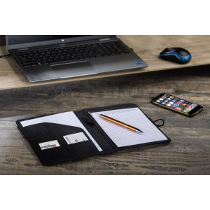 Conférencier A5 HOOK noir personnalisable gravure | Apothiclick