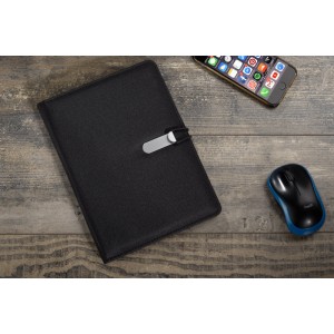 Conférencier A5 HOOK noir personnalisable gravure | Apothiclick