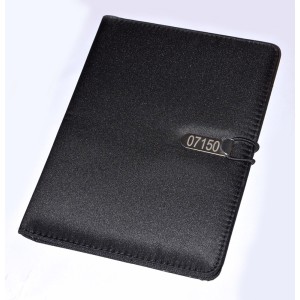 Conférencier A5 HOOK noir personnalisable gravure | Apothiclick