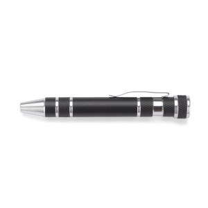 Stylo tournevis SCREW noir personnalisable gravure | Apothiclick