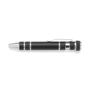 Stylo tournevis SCREW noir personnalisable gravure | Apothiclick