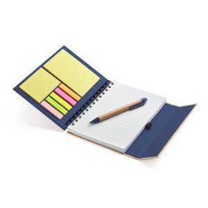 Carnet B6 MAGO bleu marine personnalisé tampographie | Apothiclick