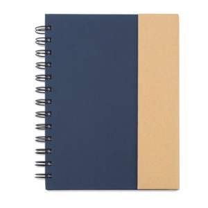 Carnet B6 MAGO bleu marine personnalisé tampographie | Apothiclick