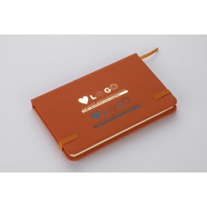 Carnet A6 VITAL orange personnalisable impression | Apothiclick