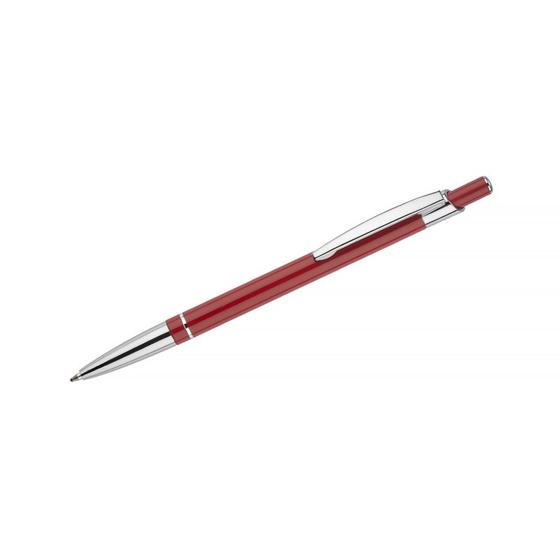 Stylo métal SLIM rouge personnalisable gravure | Apothiclick