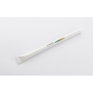 Stylo papier PINKO blanc personnalisable impression | Apothiclick