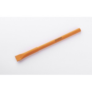 Stylo papier PINKO orange personnalisable impression | Apothiclick