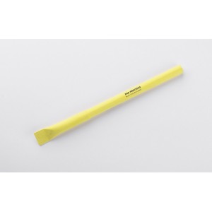 Stylo papier PINKO jaune personnalisable impression | Apothiclick