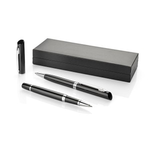 Coffret écriture VERMONT GESSTOR noir personnalisé | Apothiclick