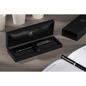 Coffret écriture VERMONT GESSTOR noir personnalisé | Apothiclick