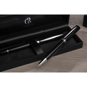 Coffret écriture VERMONT GESSTOR noir personnalisé | Apothiclick