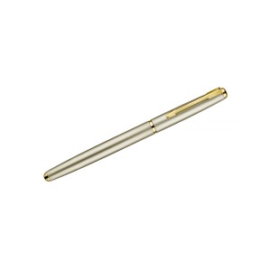 Stylo roller GLOW GOLD champagne métal personnalisable gravure | Apothiclick