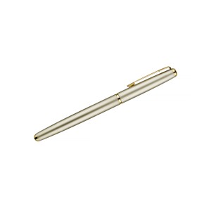 Stylo roller GLOW GOLD champagne métal personnalisable gravure | Apothiclick