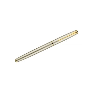 Stylo roller GLOW GOLD champagne métal personnalisable gravure | Apothiclick