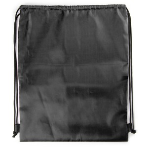 Sac à dos à cordons VALO noir personnalisable sérigraphie | Apothiclick