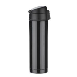 Mug isotherme LOCK 440 ml noir personnalisable gravure | Apothiclick