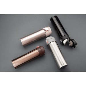 Mug isotherme LOCK 440 ml noir personnalisable gravure | Apothiclick