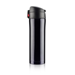 Mug isotherme LOCK 440 ml noir personnalisable gravure | Apothiclick