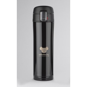 Mug isotherme LOCK 440 ml noir personnalisable gravure | Apothiclick
