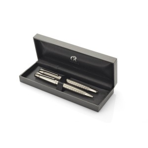 Coffret écriture OREGON GESSTOR graphite personnalisé | Apothiclick