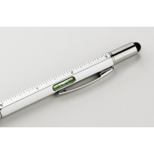 Stylet LINE multifonction argent personnalisable | Apothiclick