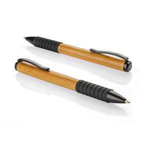 Stylo bambou RUB marron personnalisable gravure | Apothiclick