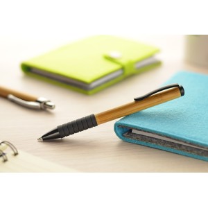 Stylo bambou RUB marron personnalisable gravure | Apothiclick