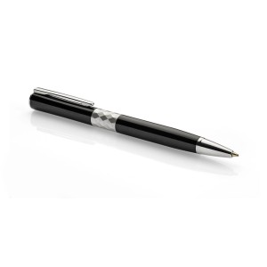 Stylo métal GEM noir chic personnalisable gravure | Apothiclick