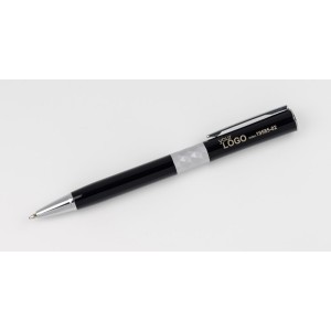 Stylo métal GEM noir chic personnalisable gravure | Apothiclick
