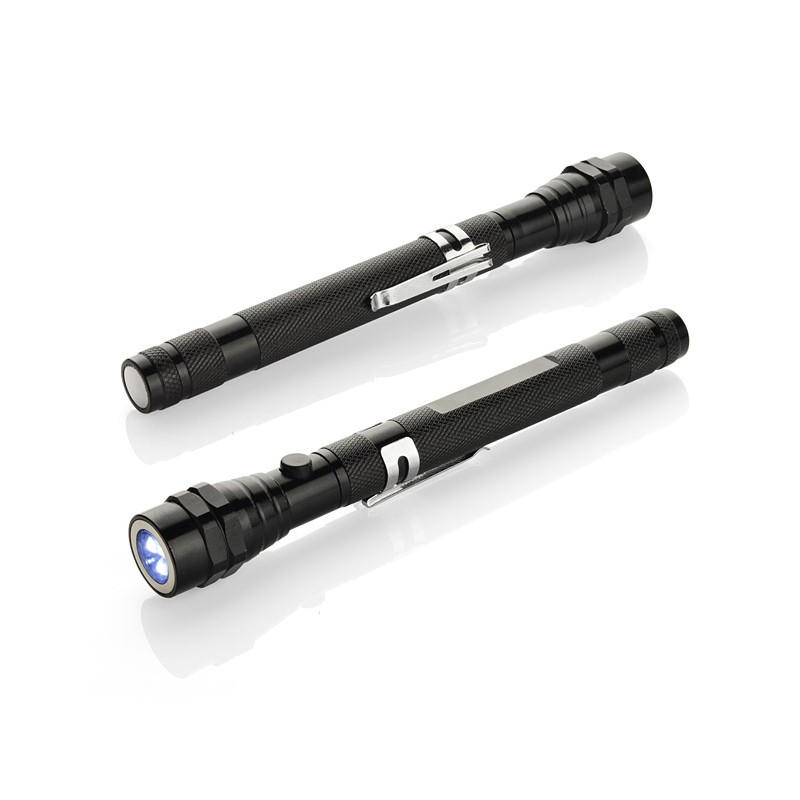 Lampe de poche ITI noire aimantée personnalisable gravure | Apothiclick