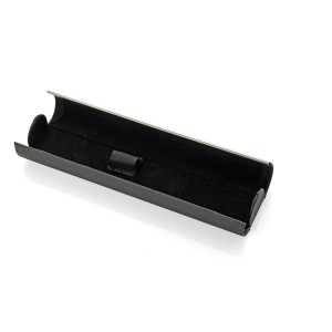 Étui stylo E21 noir simili-cuir personnalisable gravure | Apothiclick