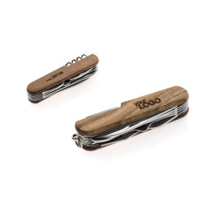 Canif multi-outils SPLINTER bois marron gravé | Apothiclick