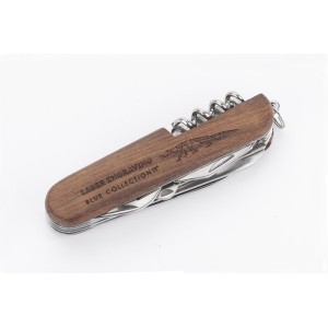 Canif multi-outils SPLINTER bois marron gravé | Apothiclick