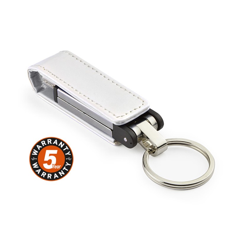Clé USB 16 Go BUDVA blanche personnalisable gravure | Apothiclick