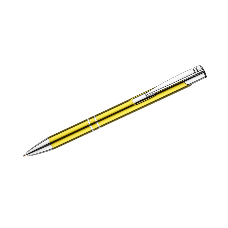 Stylo métal KOSMOS jaune personnalisable gravure | Apothiclick