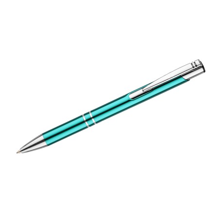 Stylo métal KOSMOS turquoise personnalisable gravure | Apothiclick