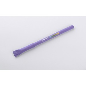Stylo papier PINKO violet personnalisable impression | Apothiclick