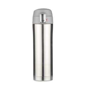 Mug isotherme LOCK 440 ml argent personnalisable gravure | Apothiclick