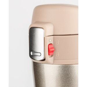 Mug isotherme LOCK 440 ml champagne personnalisable gravure | Apothiclick