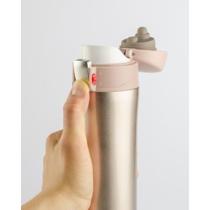 Mug isotherme LOCK 440 ml champagne personnalisable gravure | Apothiclick