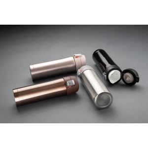 Mug isotherme LOCK 440 ml champagne personnalisable gravure | Apothiclick