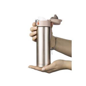 Mug isotherme LOCK 440 ml champagne personnalisable gravure | Apothiclick