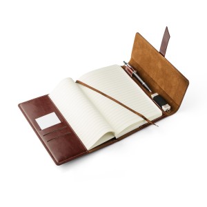 Carnet VASCO A5 marron personnalisable gravure | Apothiclick