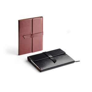 Carnet VASCO A5 marron personnalisable gravure | Apothiclick
