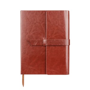 Carnet VASCO A5 marron personnalisable gravure | Apothiclick