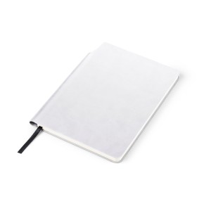 Carnet MOLI A5 blanc personnalisable tampographie | Apothiclick